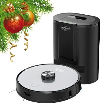 Робот пылесос с влажной уборкой и станцией самоочистки Xbot L7 Smart
